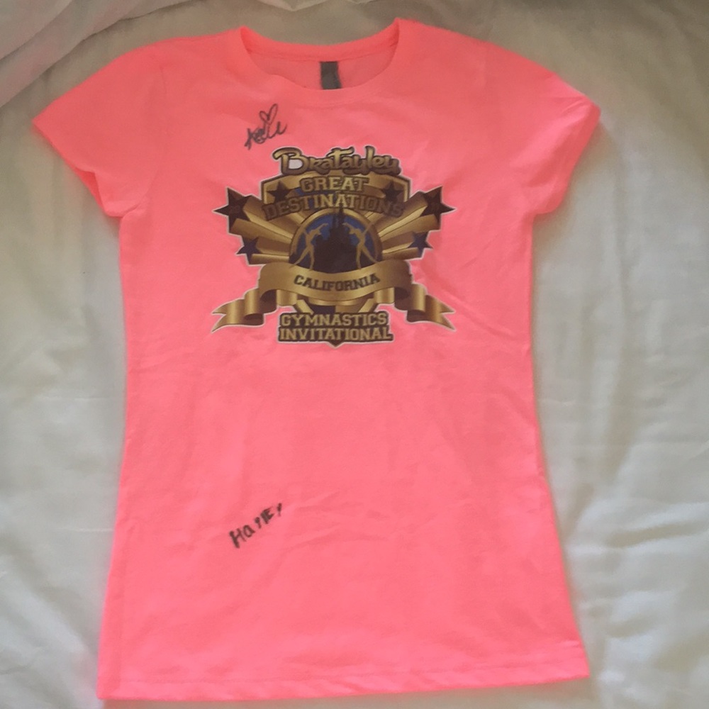 Bratayley shirt signed by Annie and Hailey Leblanc